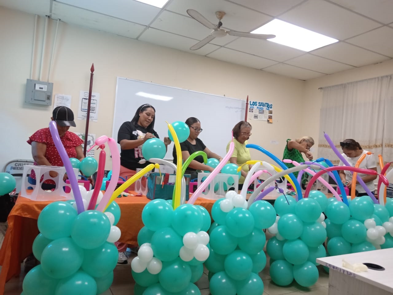 Participants with balloon design